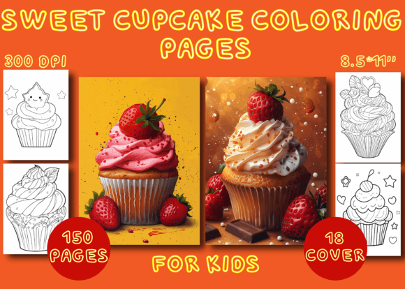 150 Sweet Cupcake Coloring Book for Kids: A Practical Evaluation for Creatives and Educators