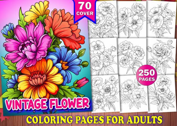 250 Vintage Flower Coloring Pages: A Detailed Evaluation for Art Enthusiasts and Relaxation Seekers