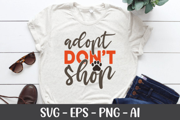 Adopt Don t Shop SVG: A Versatile Tool for Animal Advocacy and Creative Projects