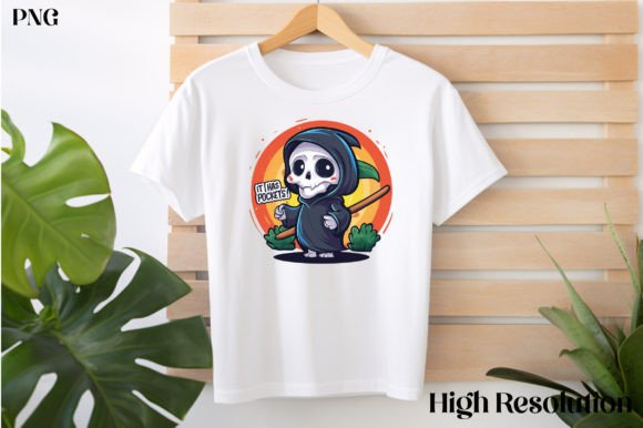 Cute Grim Sublimation Clipart Design: Creative Possibilities