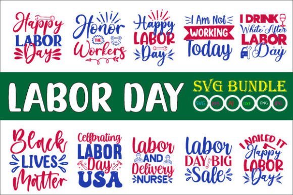 Labor Day SVG Bundle: Bold Design for Modern Branding