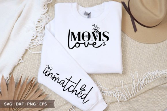 Moms Love Sleeve SVG for Creative Projects