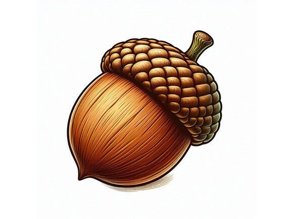 Oak Nut Icon Cartoon Vector: Creative Uses