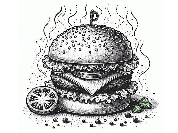What a Drawing of a Hamburger Can Do That Photos Cannot