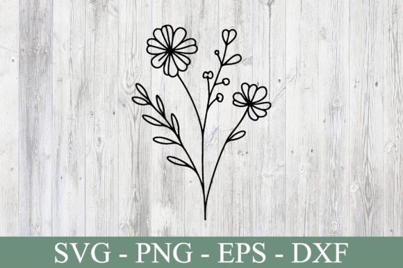 Wildflower SVG Cut File: Bringing Nature’s Charm into Digital Crafting